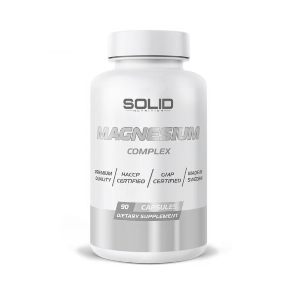 SOLID Nutrition Magnesium Complex, 90 caps