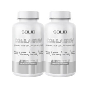 2 x SOLID Nutrition Collagen, 90 mega caps