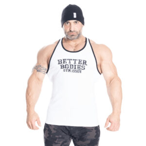 Jersey Rib T-Back White - xxl