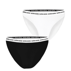 2-Pack Core Logo HW Brief, Black/White
