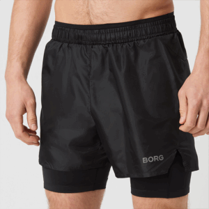2 in 1 Shorts Svart