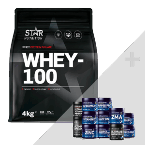 Whey-100 Vassleprotein 4 kg + Bonus Produkt!